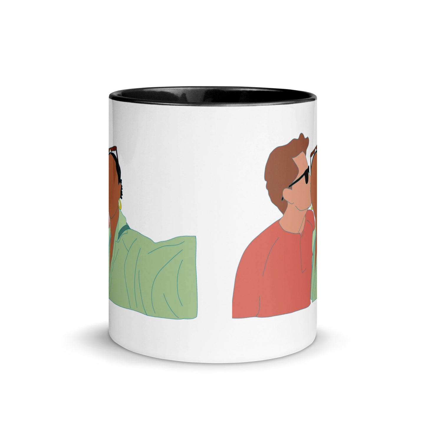 Custom Portrait Mug with Your Choice of Color Inside