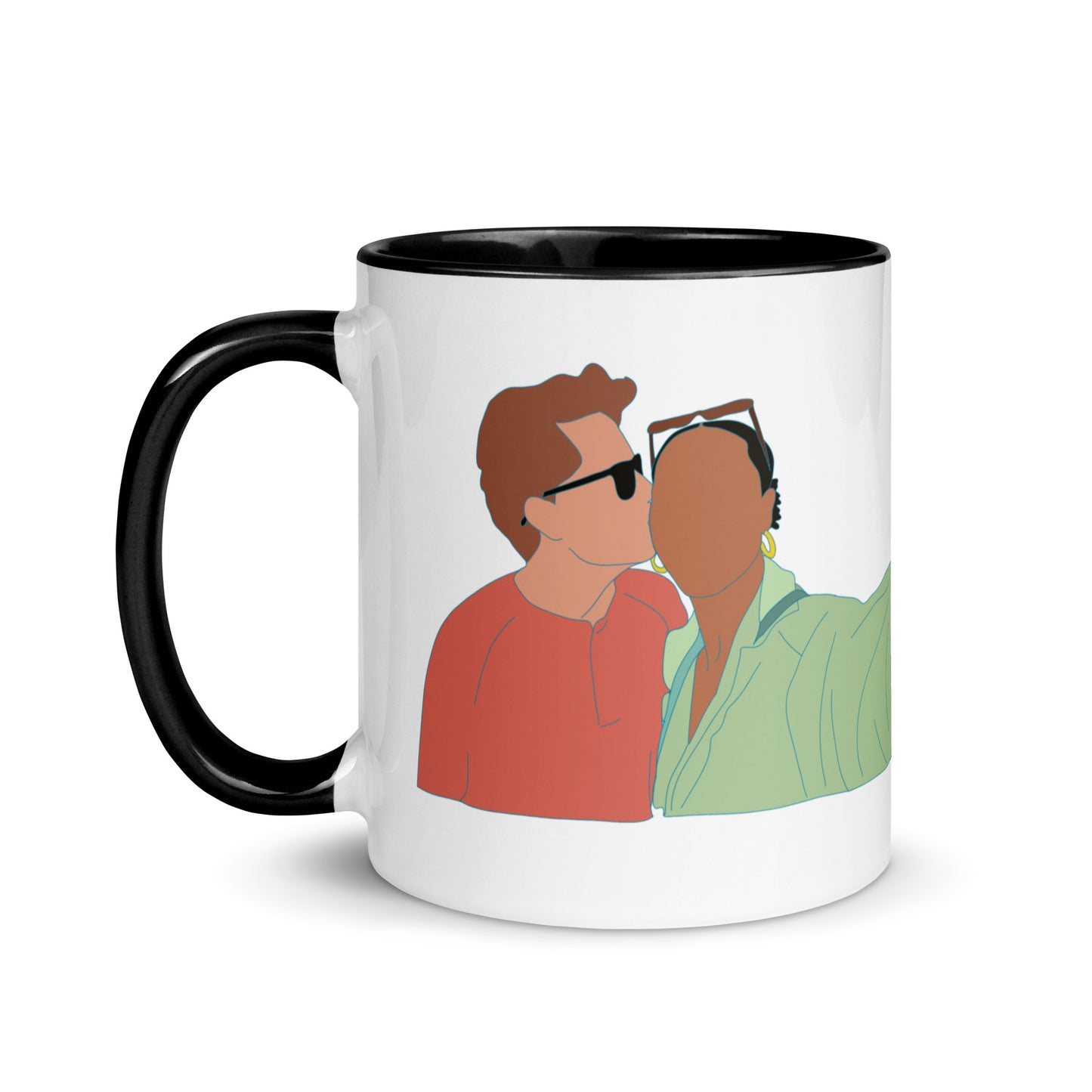 Custom Portrait Mug with Your Choice of Color Inside