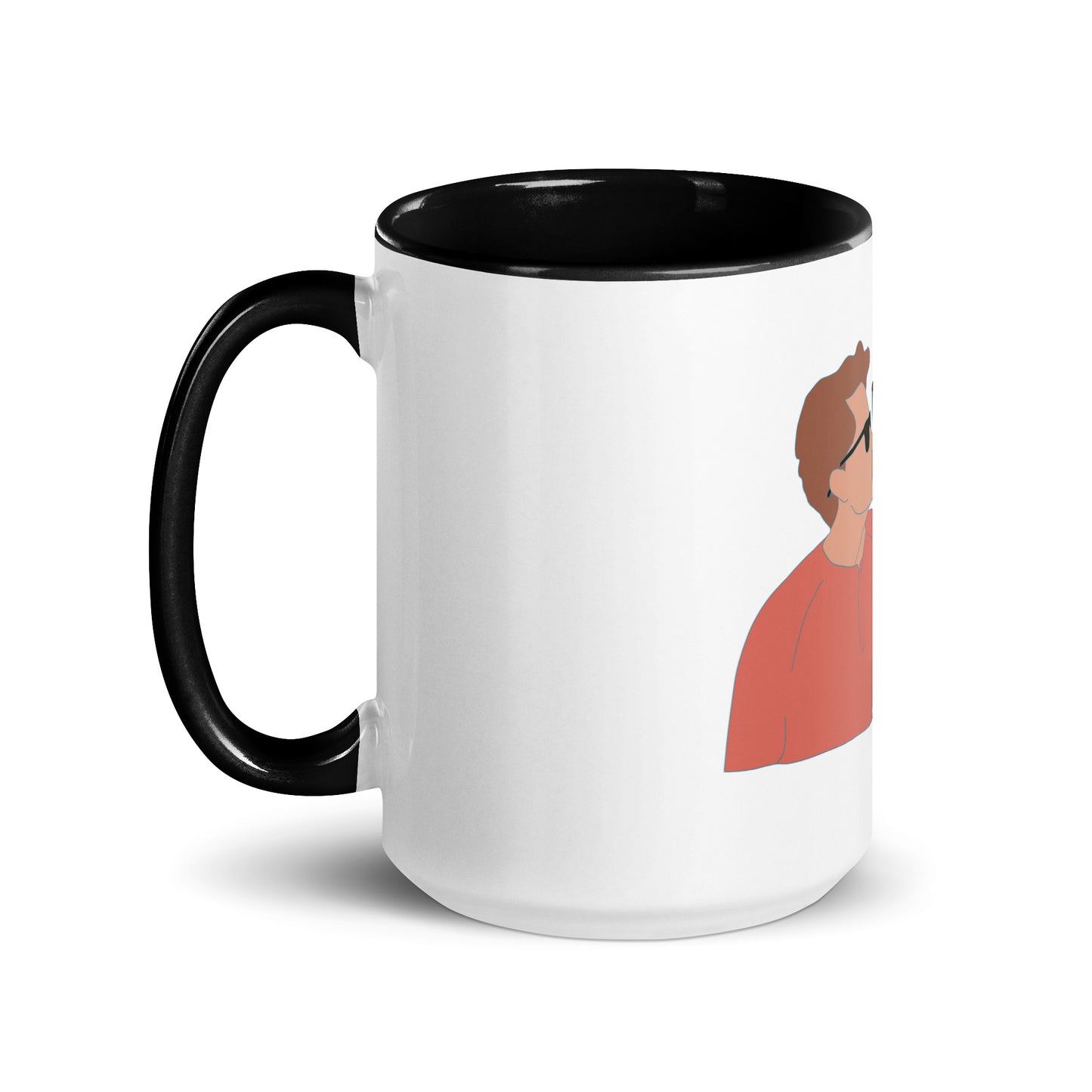 Custom Portrait Mug with Your Choice of Color Inside