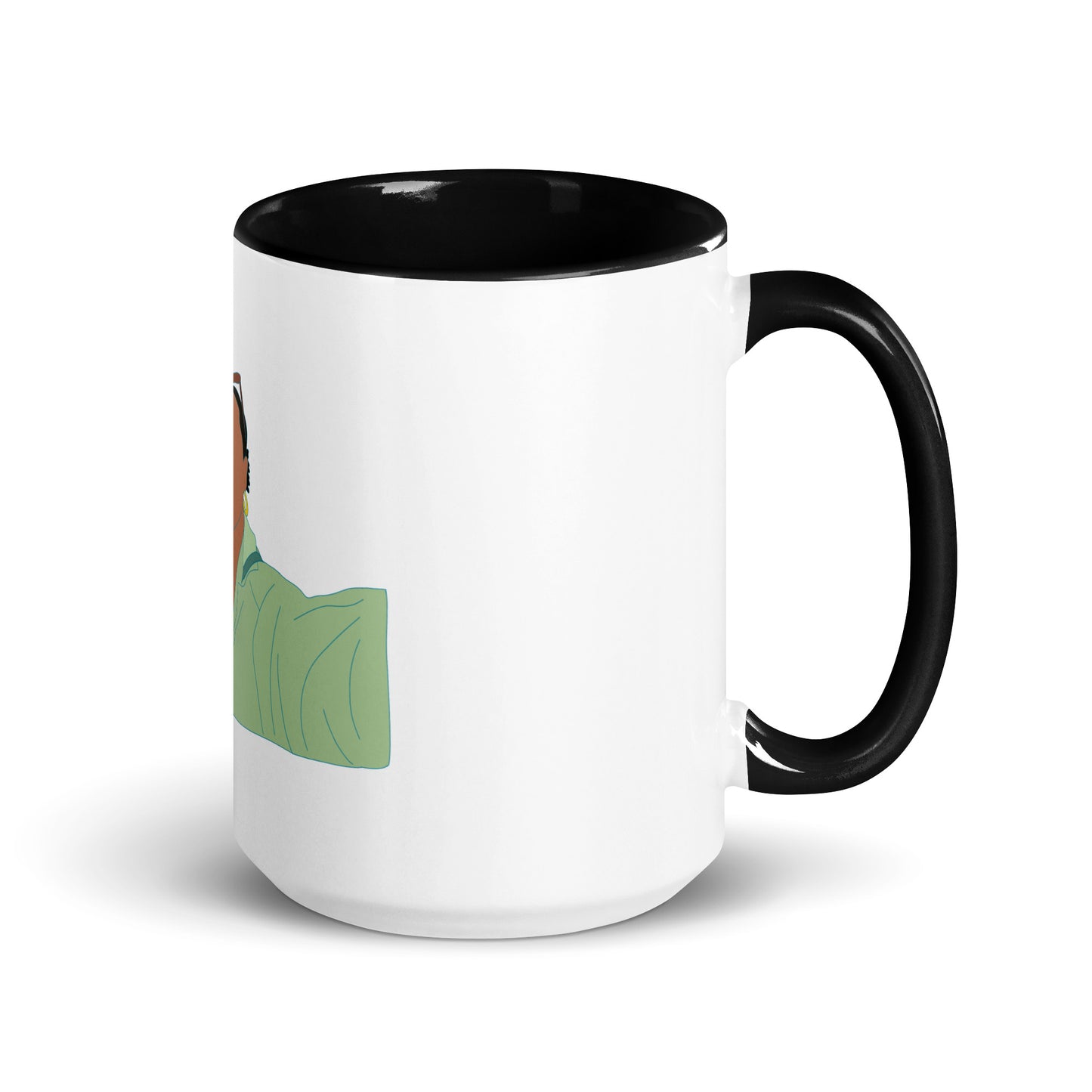 Custom Portrait Mug with Your Choice of Color Inside