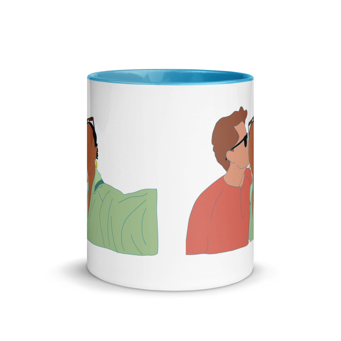 Custom Portrait Mug with Your Choice of Color Inside