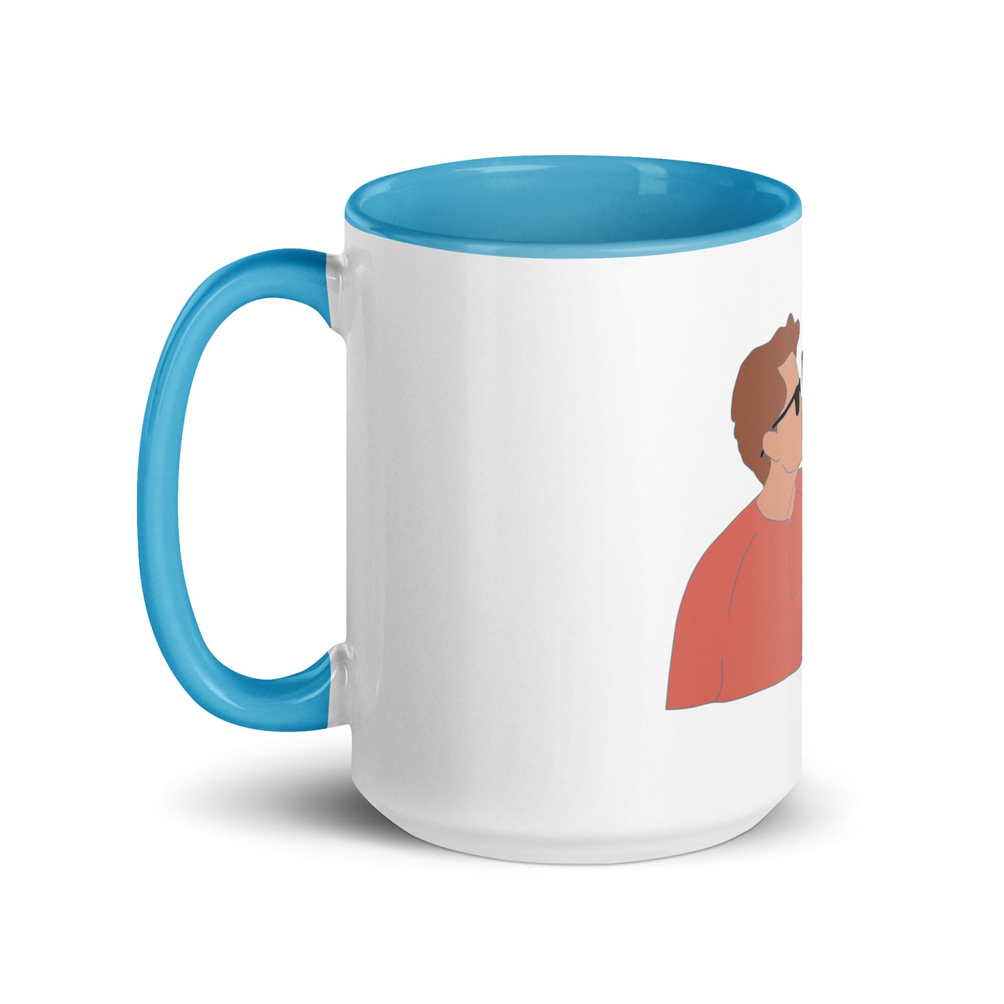 Custom Portrait Mug with Your Choice of Color Inside