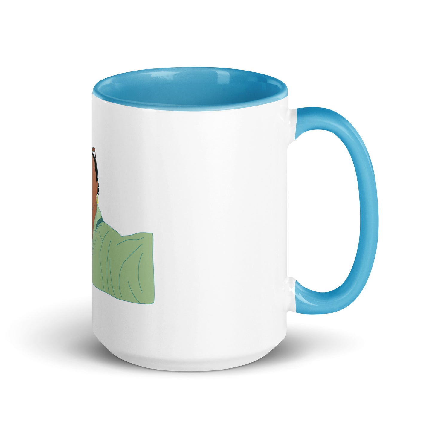 Custom Portrait Mug with Your Choice of Color Inside