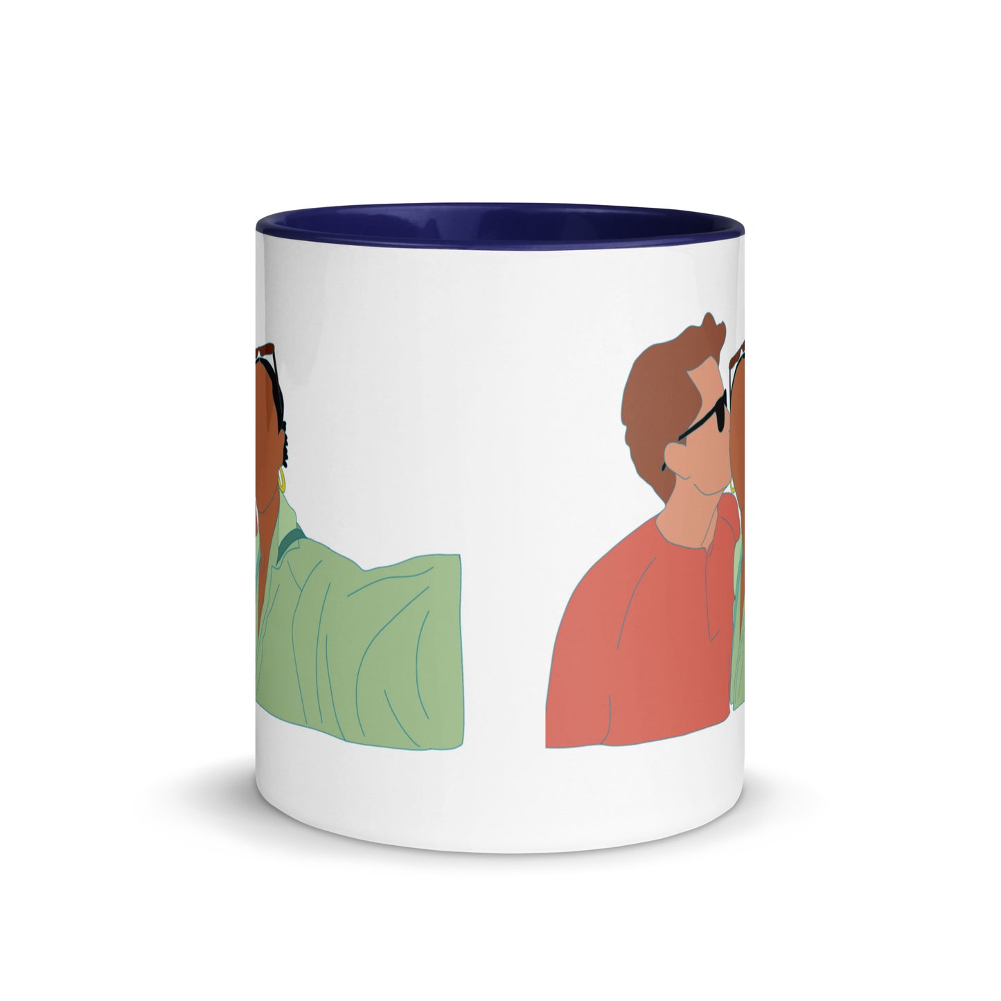 Custom Portrait Mug with Your Choice of Color Inside