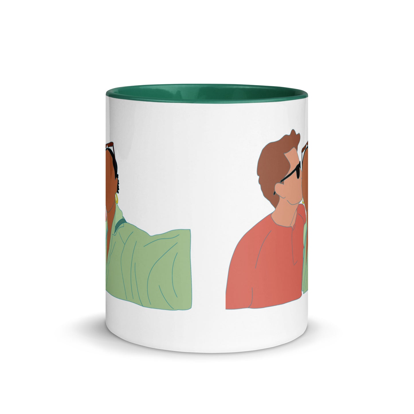 Custom Portrait Mug with Your Choice of Color Inside