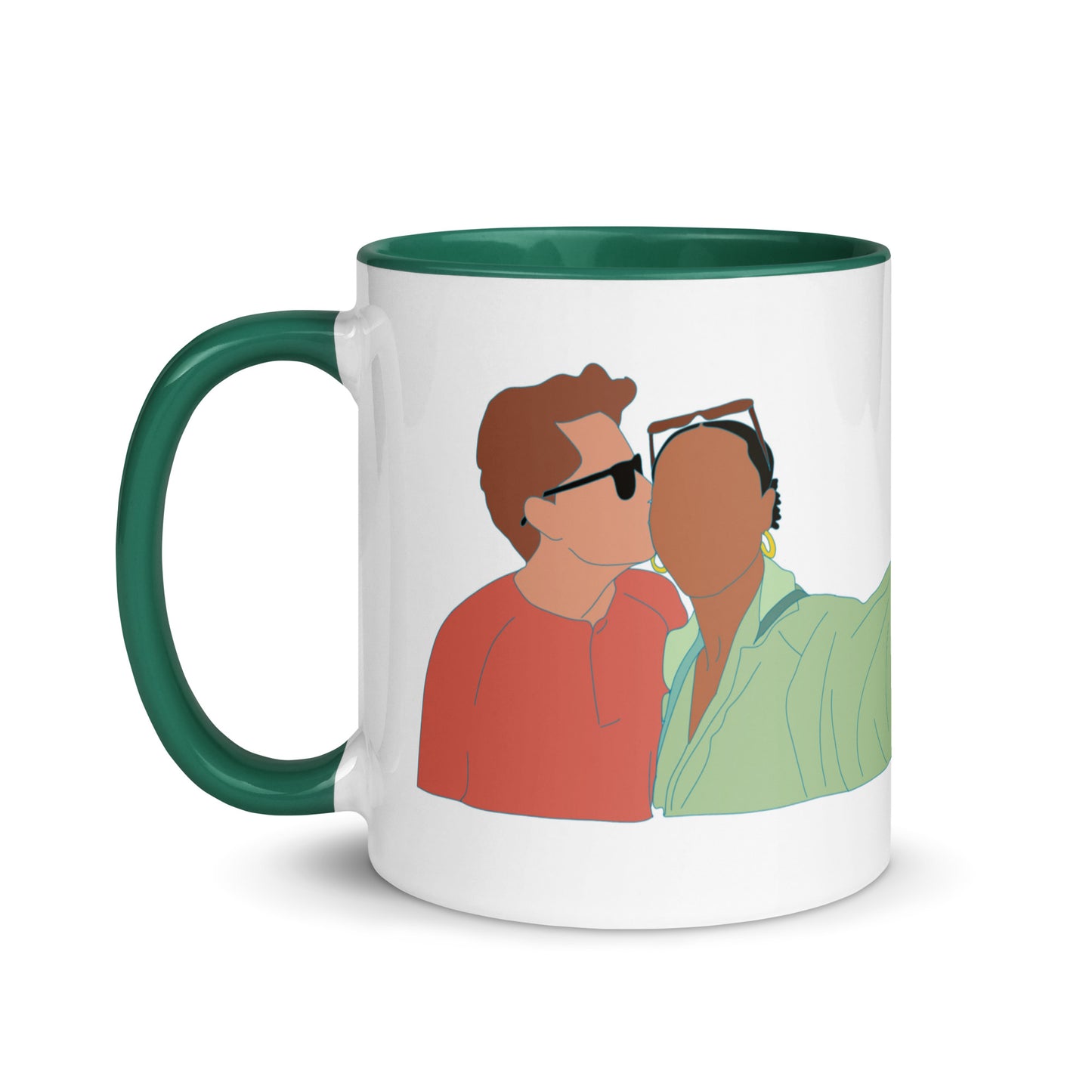 Custom Portrait Mug with Your Choice of Color Inside