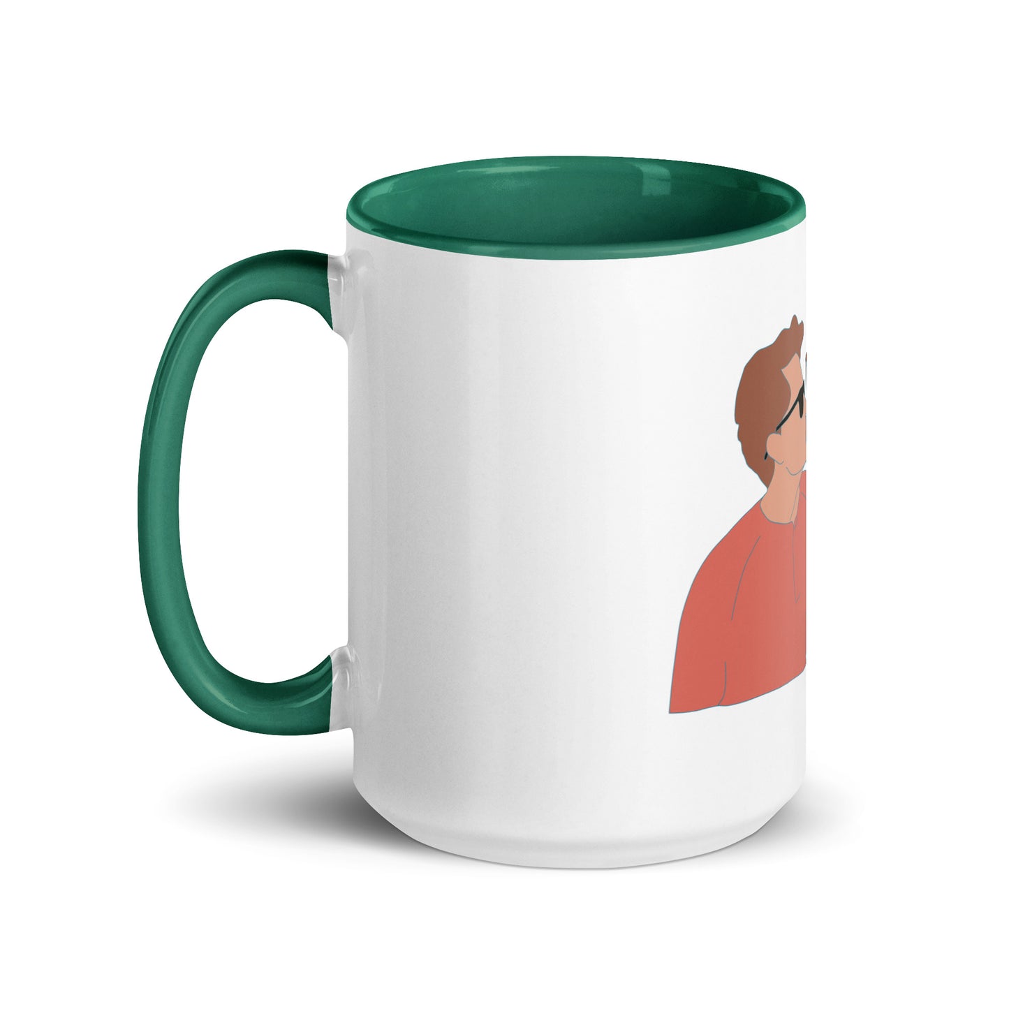 Custom Portrait Mug with Your Choice of Color Inside