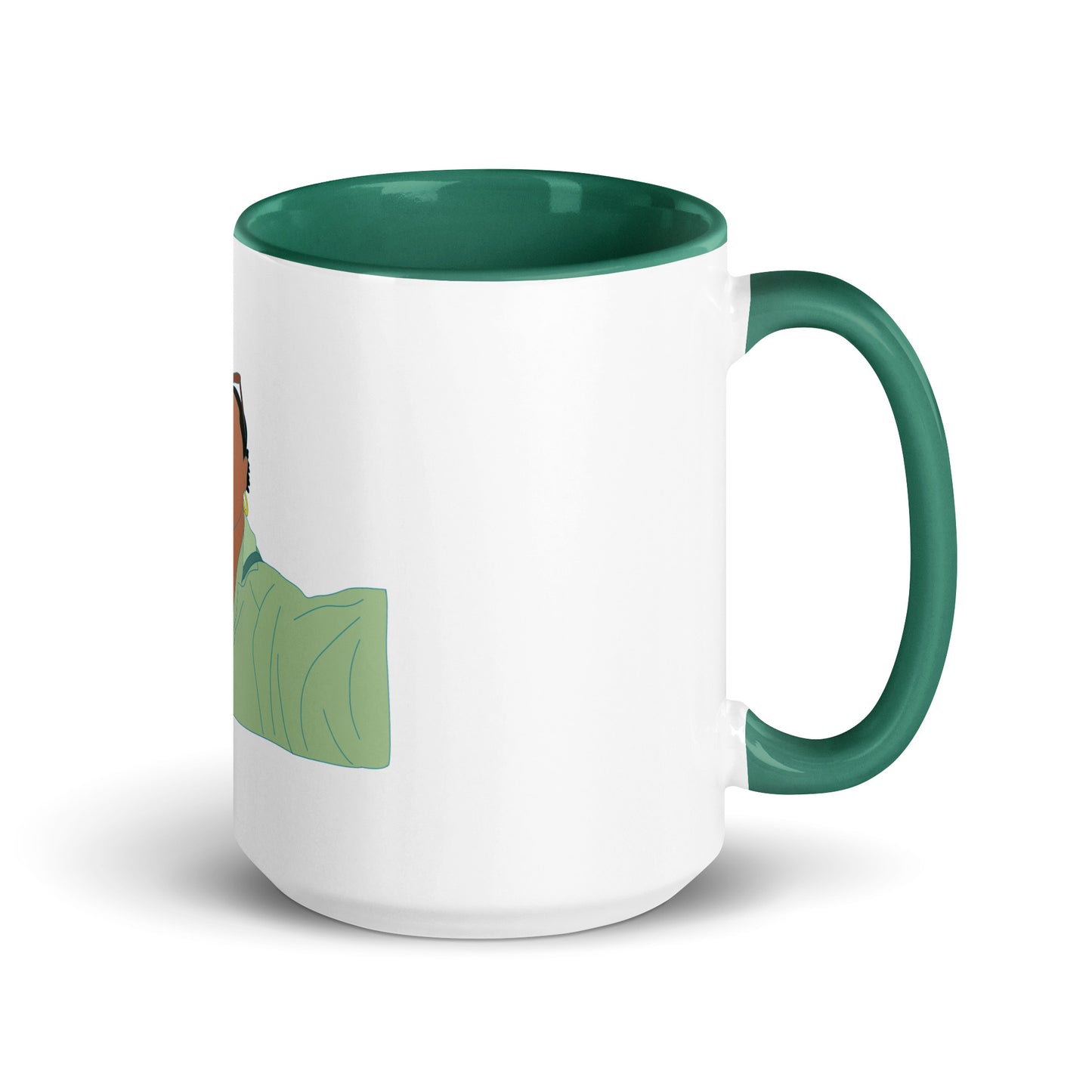 Custom Portrait Mug with Your Choice of Color Inside