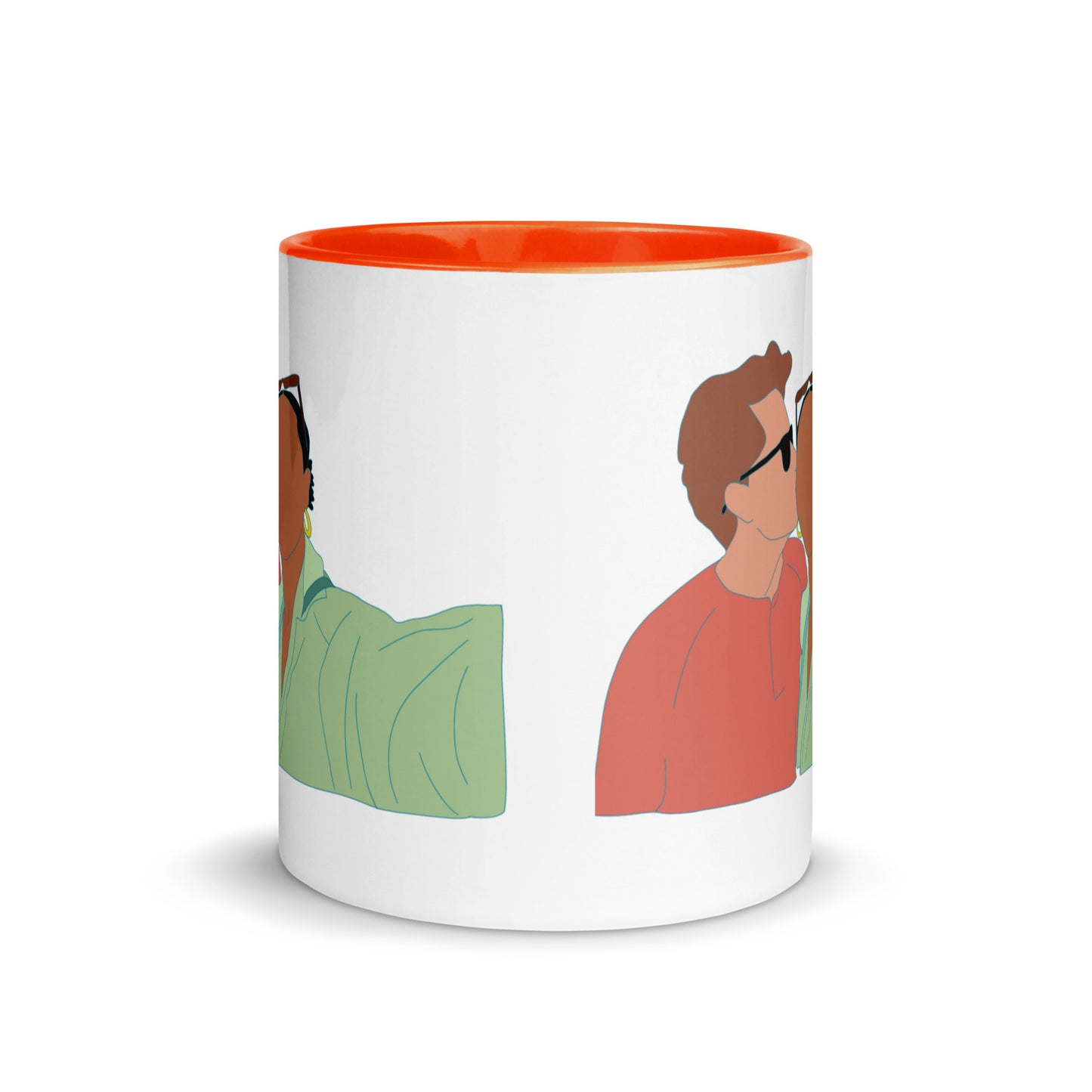 Custom Portrait Mug with Your Choice of Color Inside