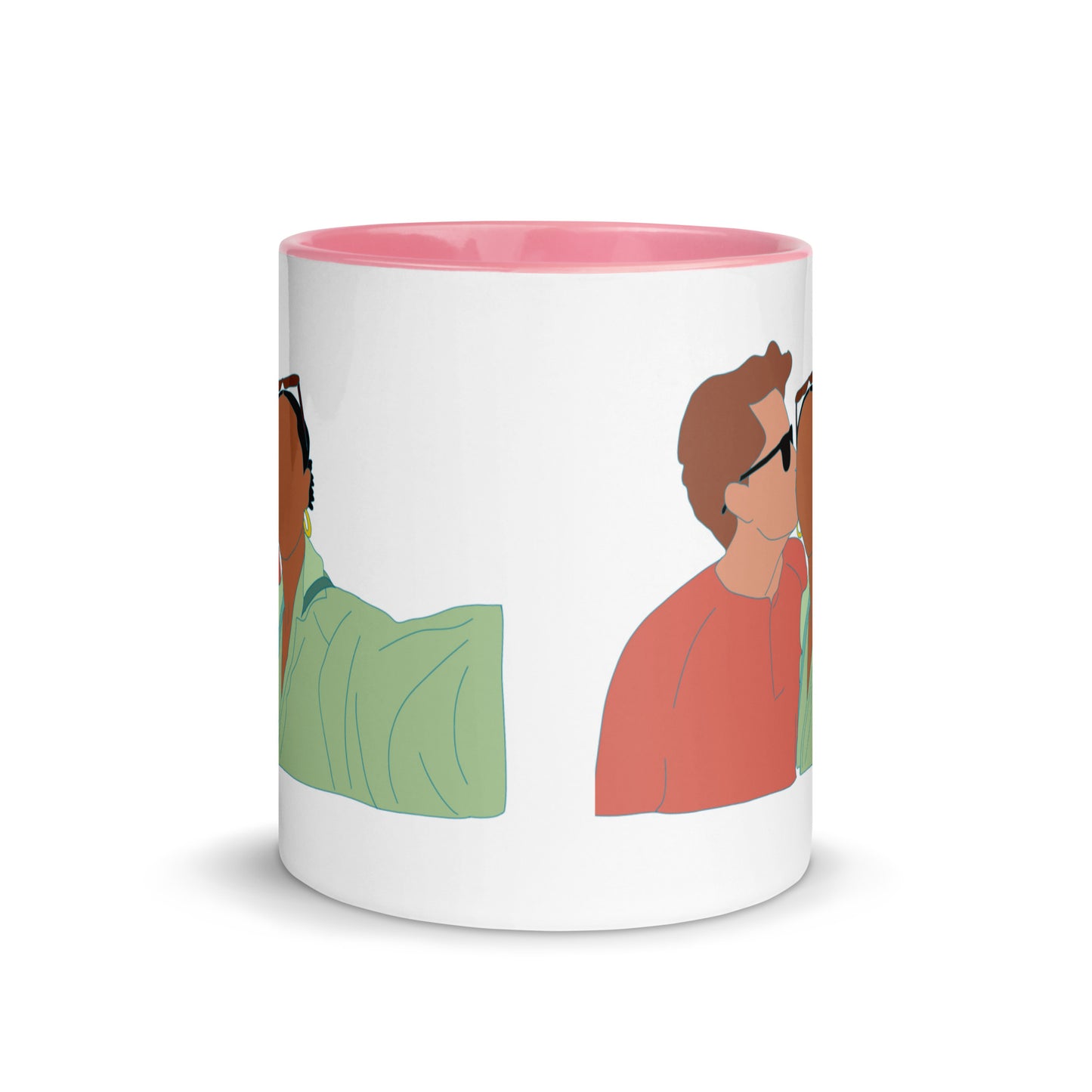 Custom Portrait Mug with Your Choice of Color Inside