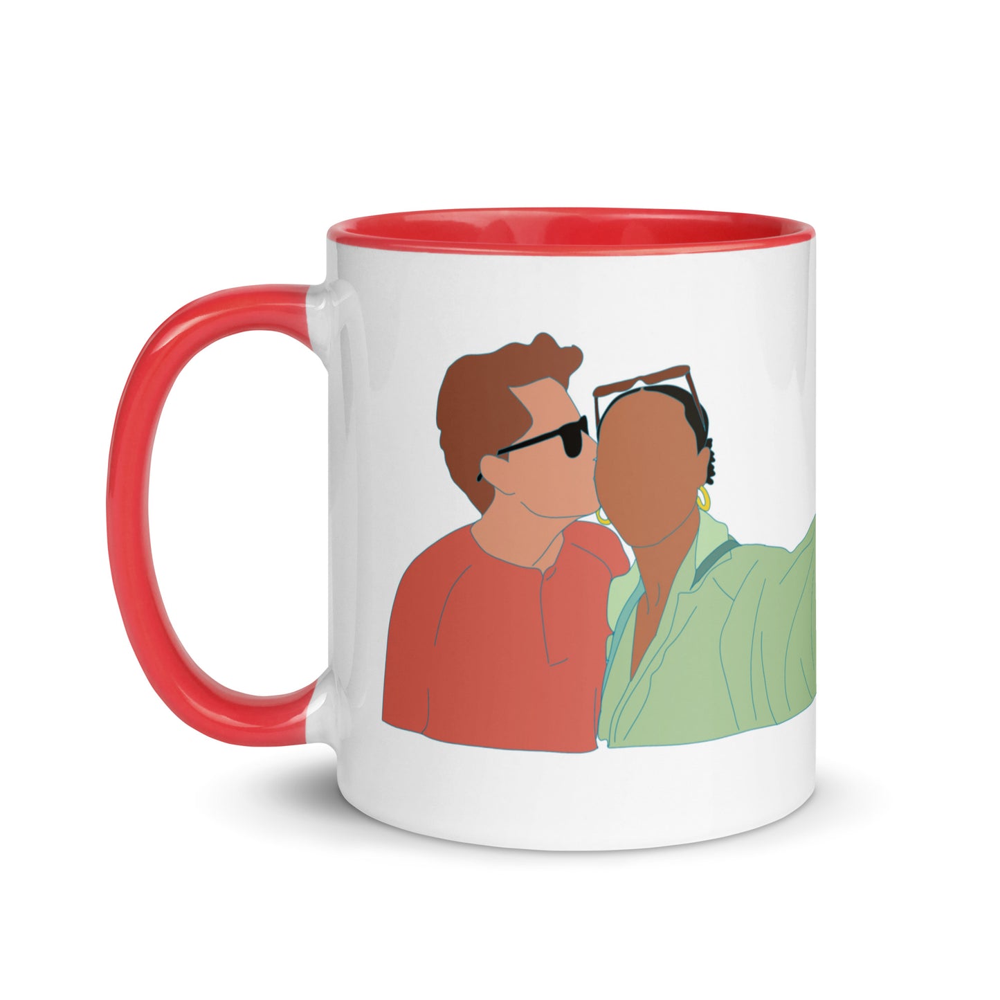 Custom Portrait Mug with Your Choice of Color Inside