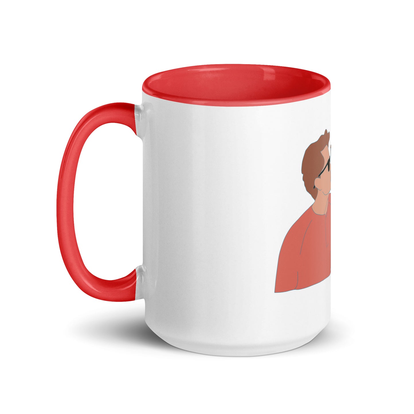 Custom Portrait Mug with Your Choice of Color Inside