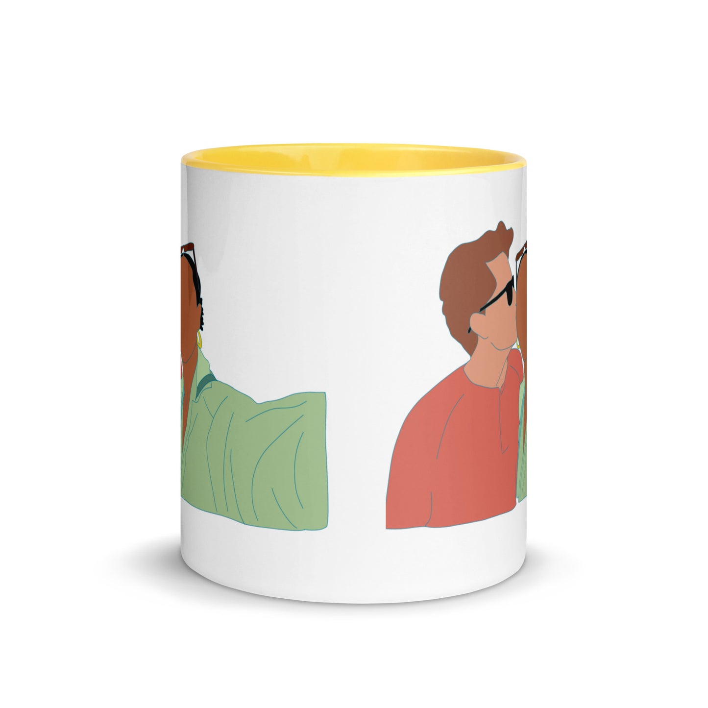 Custom Portrait Mug with Your Choice of Color Inside